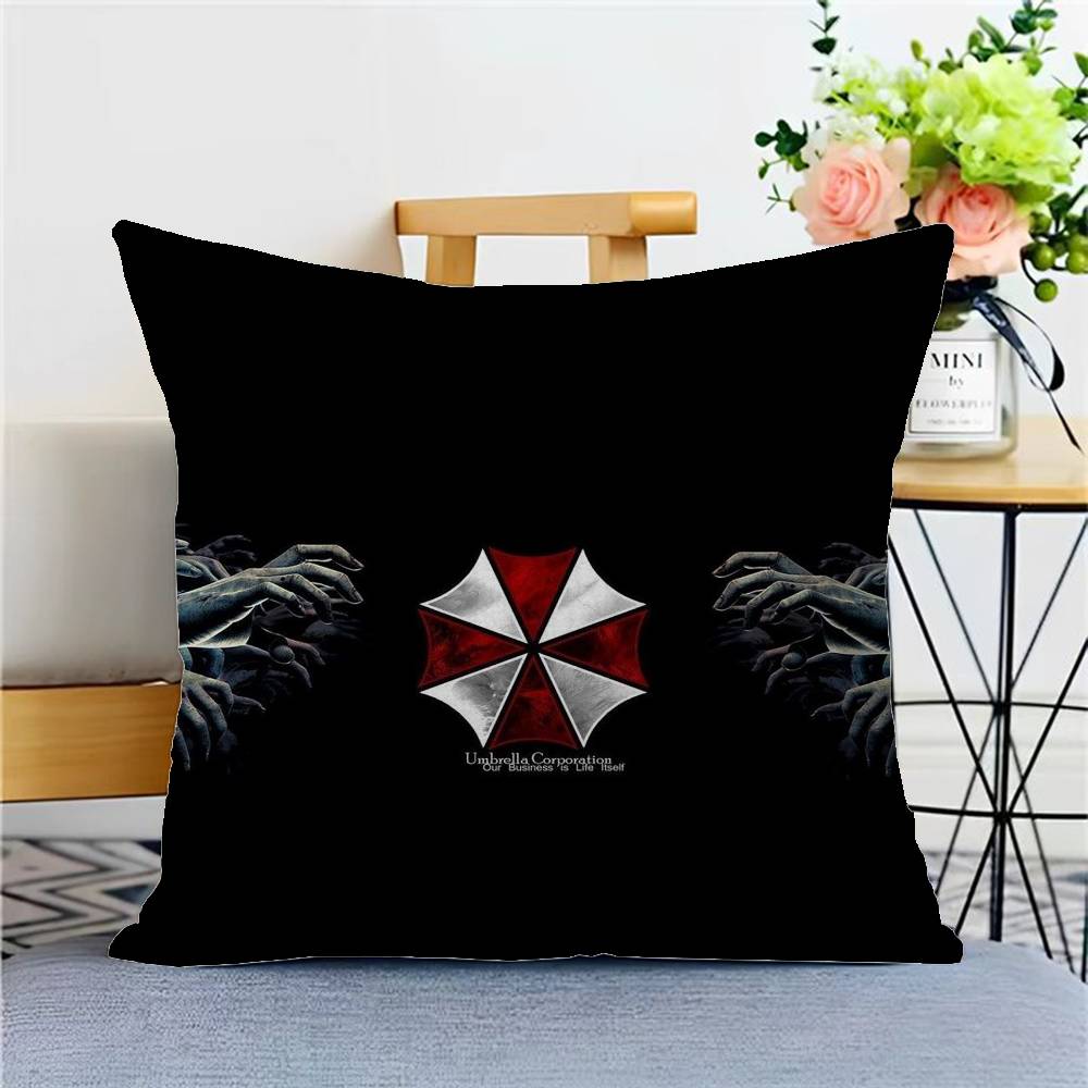 R-Resident Evil Cushion Cover Polyester Sofa Cushions Decorative Throw Pillows Home Decoration Pillowcover