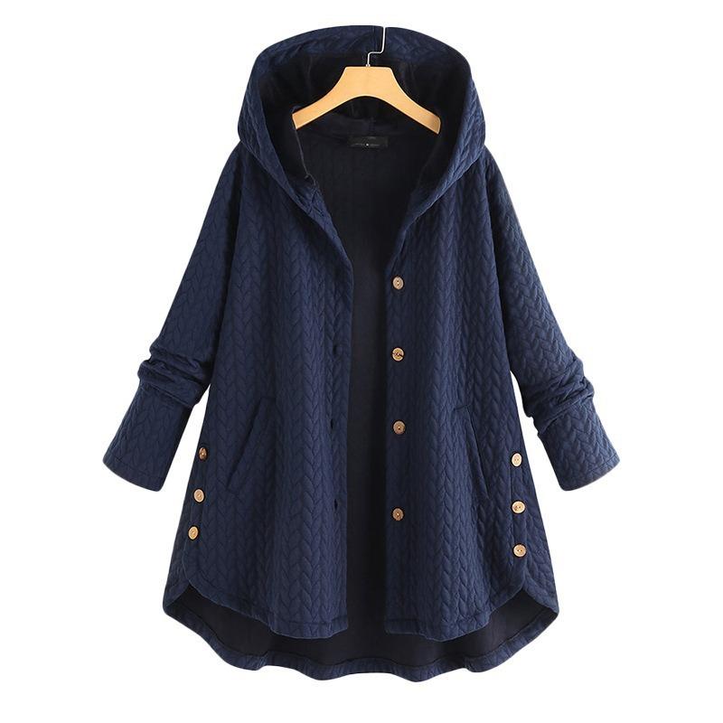 Women Jackets Korean Loose Big Size Coat Female Mid Length Hooded Spring Autumn Tops Outewear