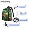 Fashion One Piece Anime Zoro Backpack  Mochilas Portable Office Work Retro Washable Rucksack