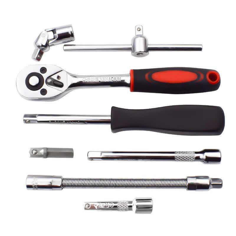 LETA 46-Piece Multifunctional Socket and Screwdriver Tool Set