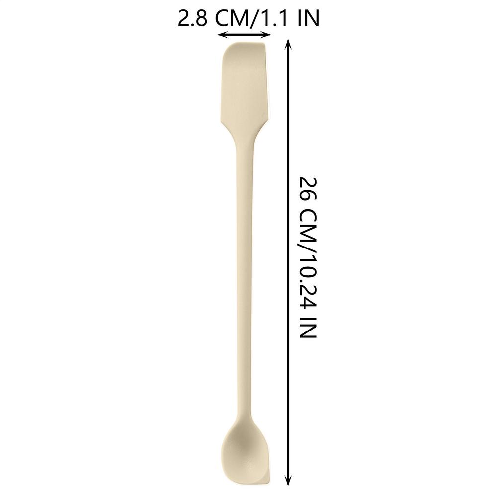 Silicone Double-headed Jam Scraper Kitchen Stirring Stick Spoon Reusable Delicious Spatula for Scraping Cream Jam Baking Tool