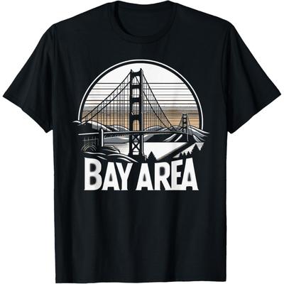 Golden Gate Bridge Bay Area T T-Shirt