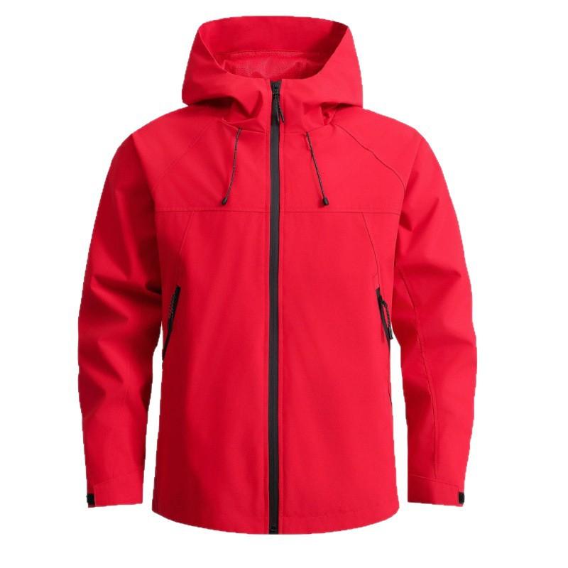 Wiosna i Jesień Nowy Top Męska Kurtka Sportowa i Casualowa Duży Rozmiar Jednolity Kolor Kurtka Top