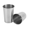 6Pcs/Set Outdoor 30/70Ml Polished Mini Stainless Steel Portable Drinking Wine Cup With Leather Cover Bag For Travel Camping
