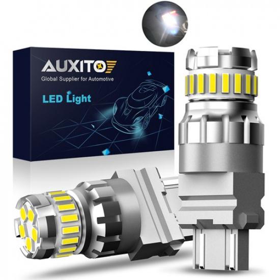 AUXITO 3156 2X 3157 3057 White 6000K LED Reverse Light Backup Bulbs Free Return