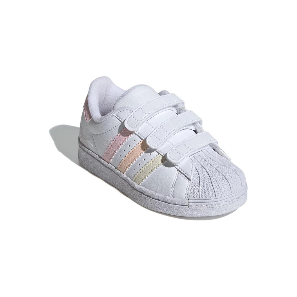 adidas Originals Superstar Rahat Çok Yönlü Darbe Emici Dayanıklı Düşük Bilekli Çocuk Spor Ayakkabıları Çocuk Spor Ayakkabıları Beyaz IF3573