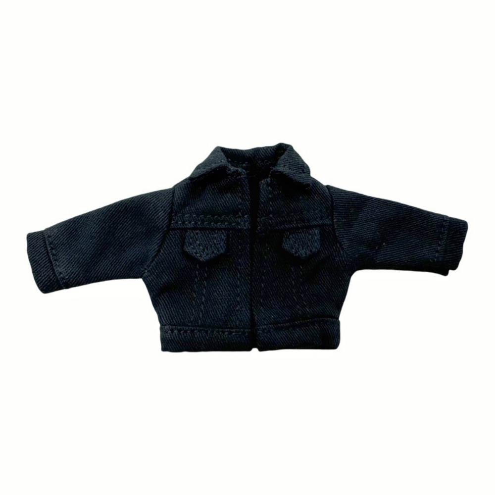 10.5*5cm Doll Clothes Jeans Coat for 1/12 Bjd Dolls