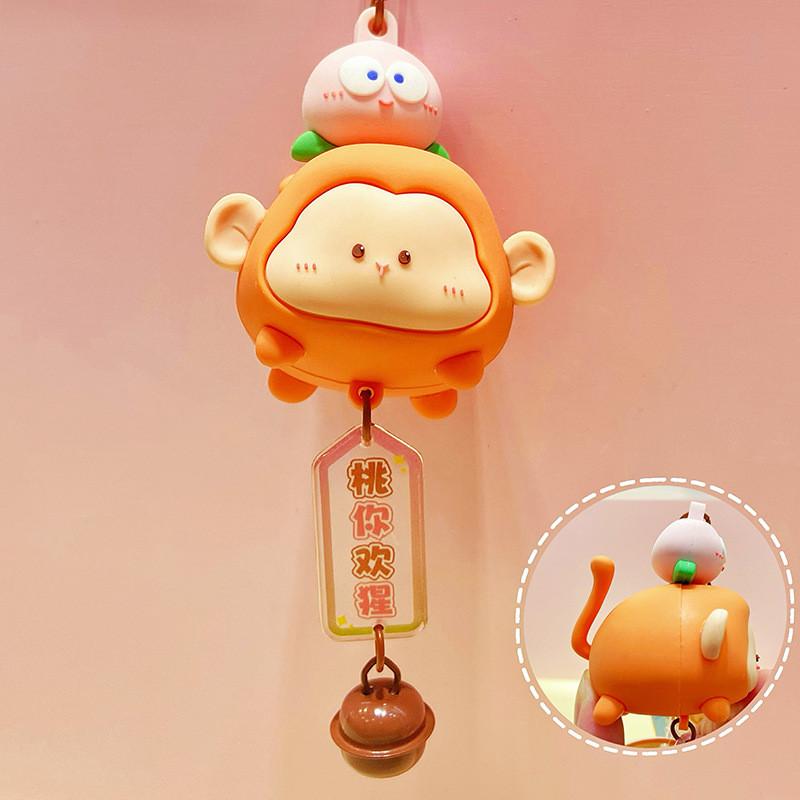 Colorful Playful And Resin Keychain Featuring Endearing Fruit Animals Ideal For Unique Gifts