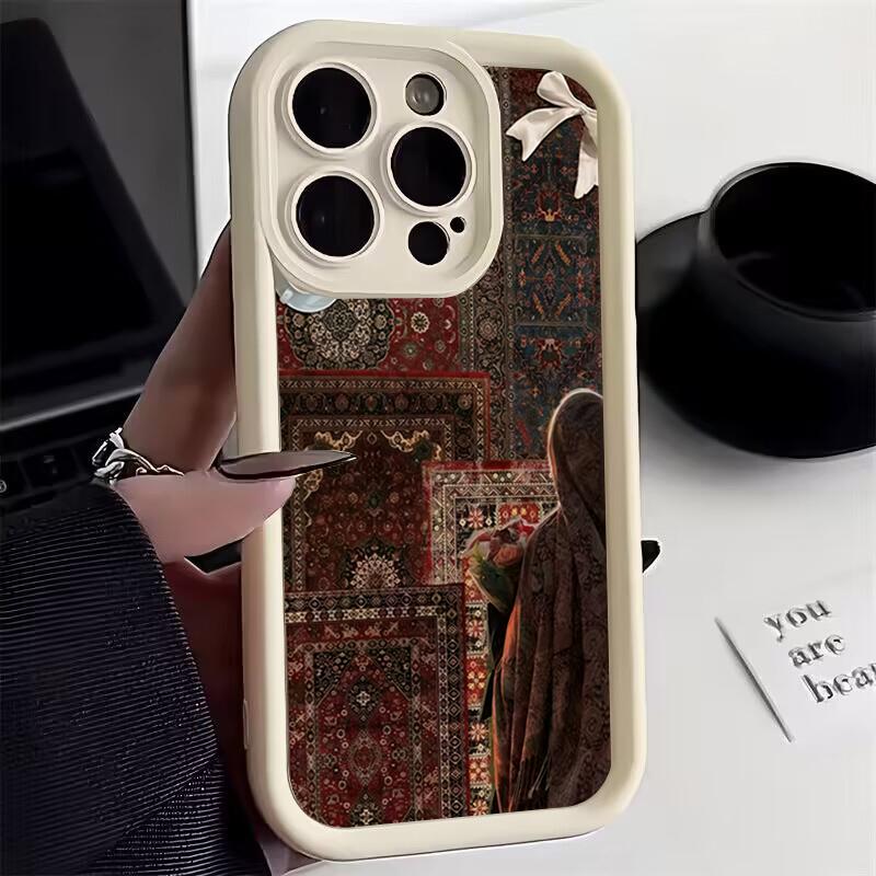 Vintage Persian Carpet Phone Case for Samsung S26 S25 S24 S23 S22 S21 S20 F06 M16 Note 20 FE Plus Ultra 4G 5G Soft TPU Cover