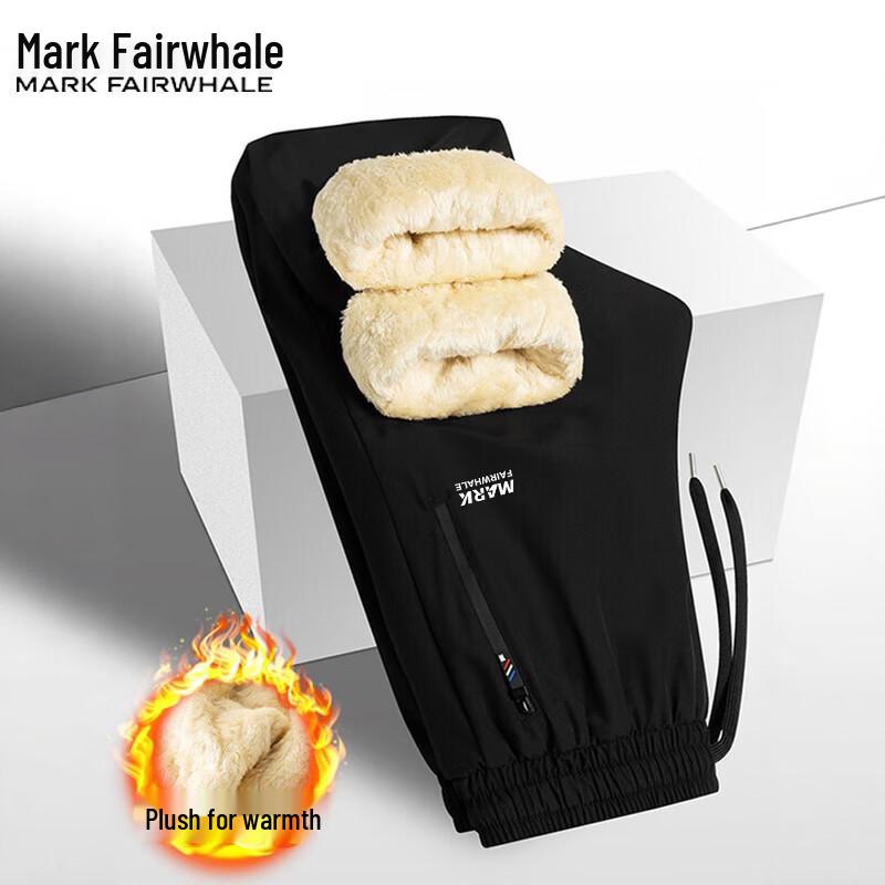 Mark Fairwhale Men's Lamb Fleece Warm Casual Pants