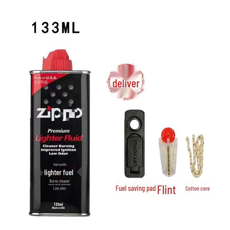 ZP Original Universal Lighter Fuel: Kerosene Oil for ZPPO Lighters with Flint and Cotton Wick.