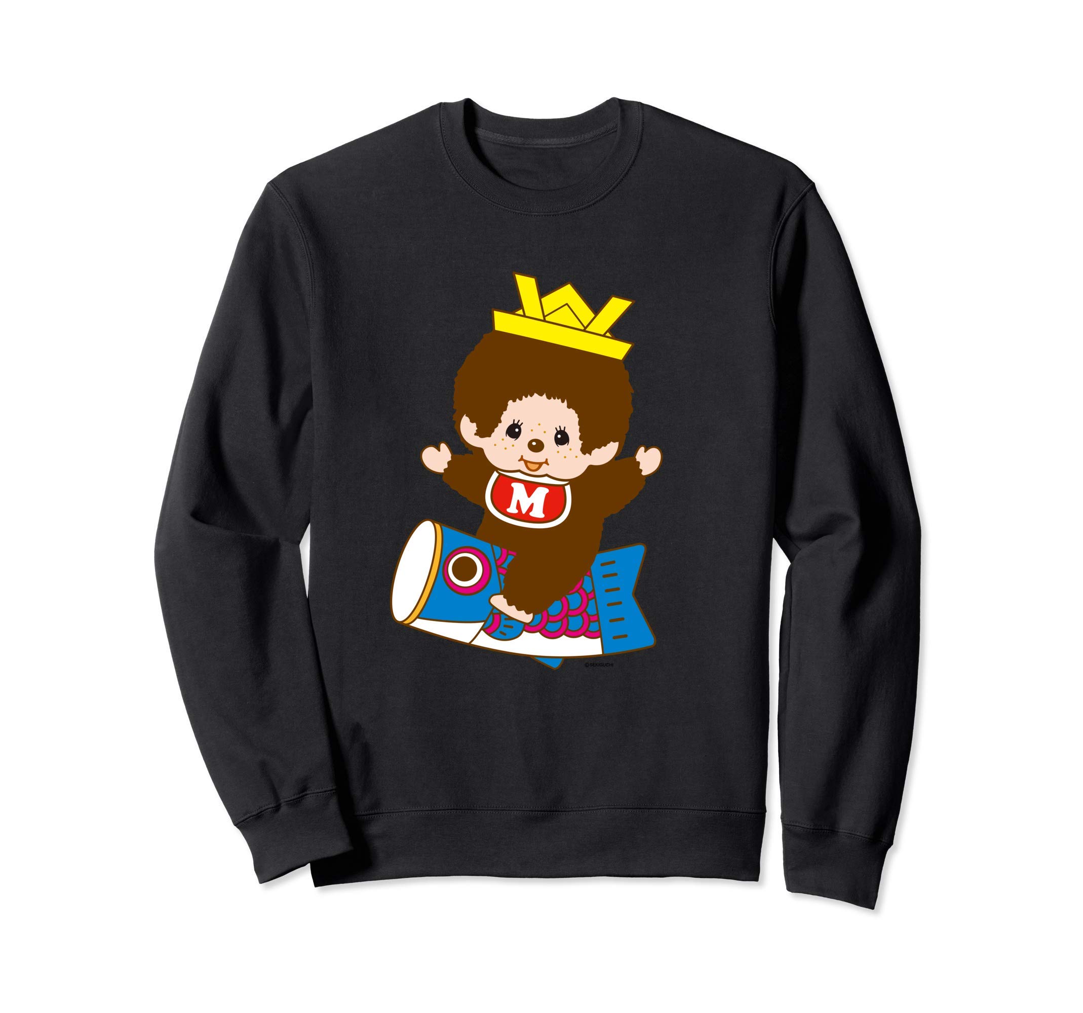 

Графический свитшот Monchhichi чёрный