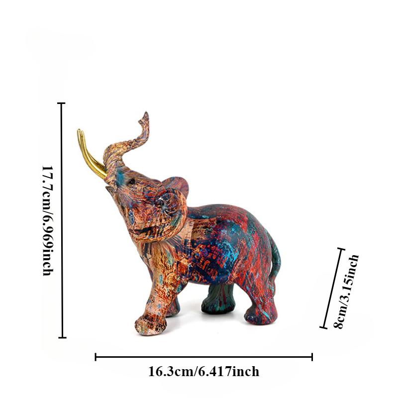 

Домашний декор Скандинавская живопись Граффити Скульптура слона Фигурка Искусство Статуэтка слона Креативные изделия из смолы Украшения