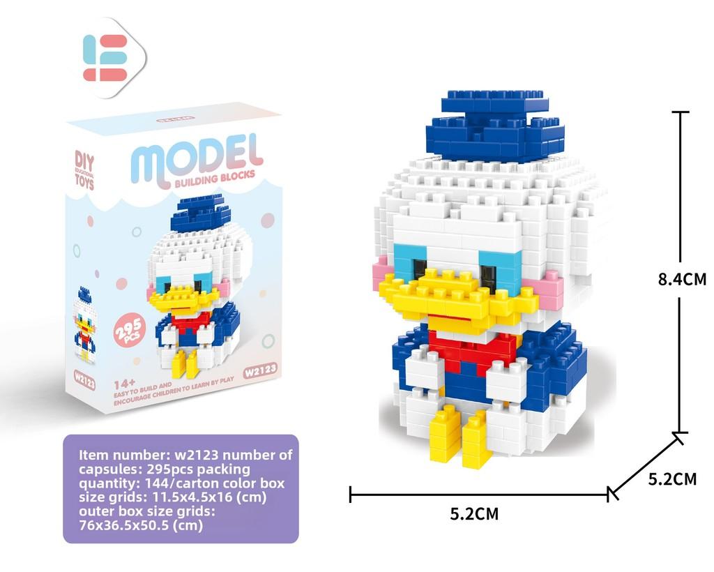 Disney Mickey Pikachu Pikachu Duffy Panda Building Blocks For Kids Toy Gift For Children