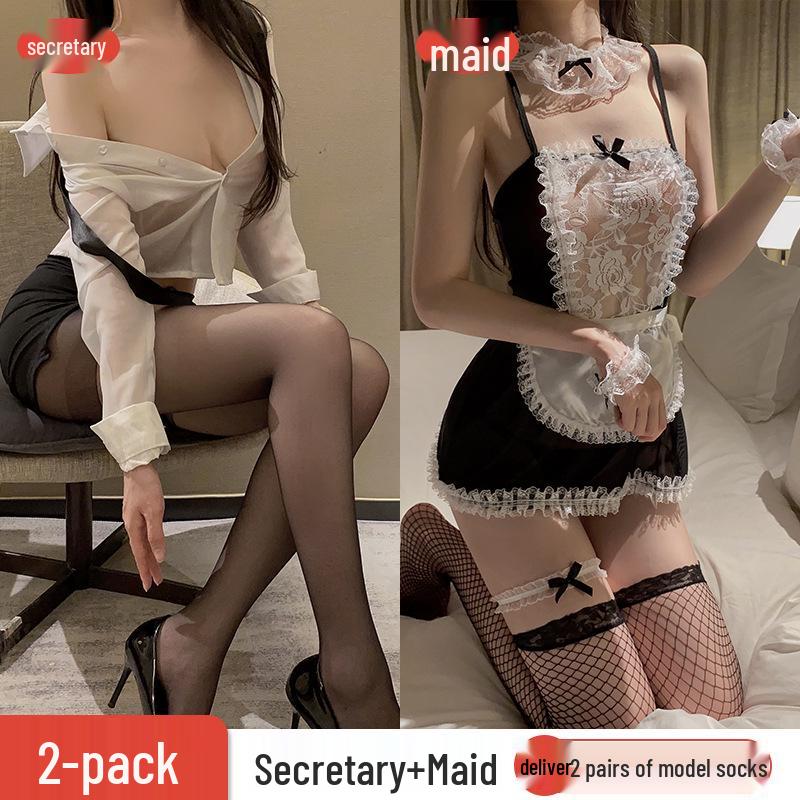 Quick Release Sexy Lingerie: Passionate Autumn/Winter Bedroom Fun & Trendy Bedtime Uniform Temptation for Women