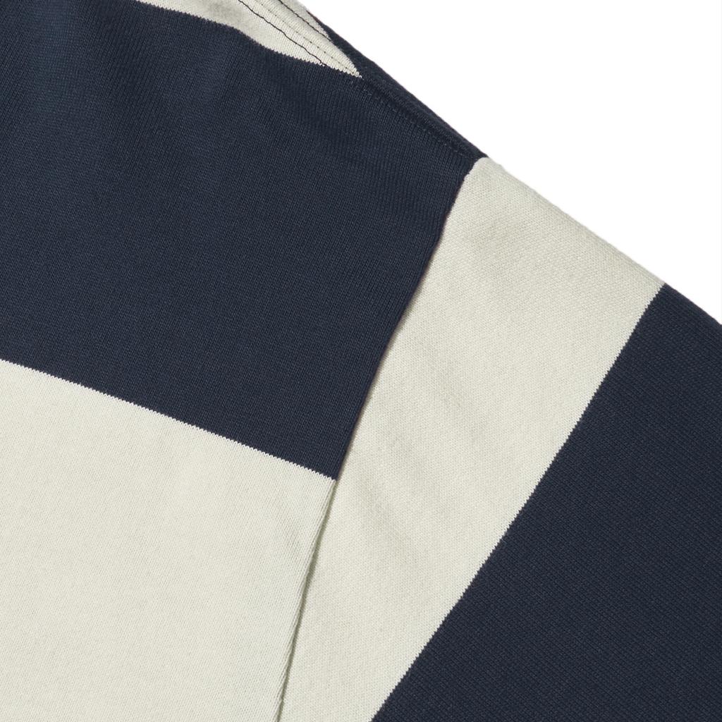 Illuminate Stripe Rugby Long Sleeve - Navy
