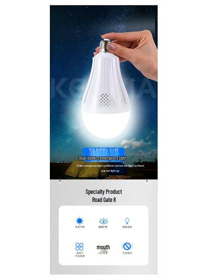 Portable E27 LED Emergency Bulb for Outdoor and Home Use