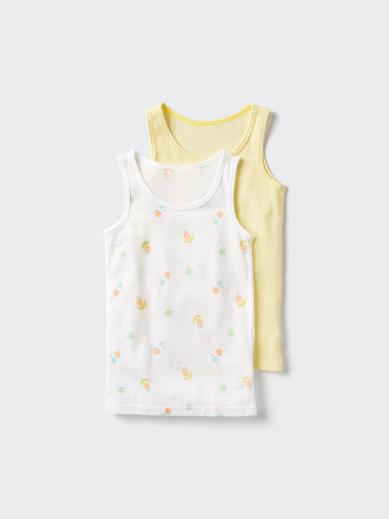 Uniqlo Japanisches Baumwoll-Netz-Tanktop 2er-Pack