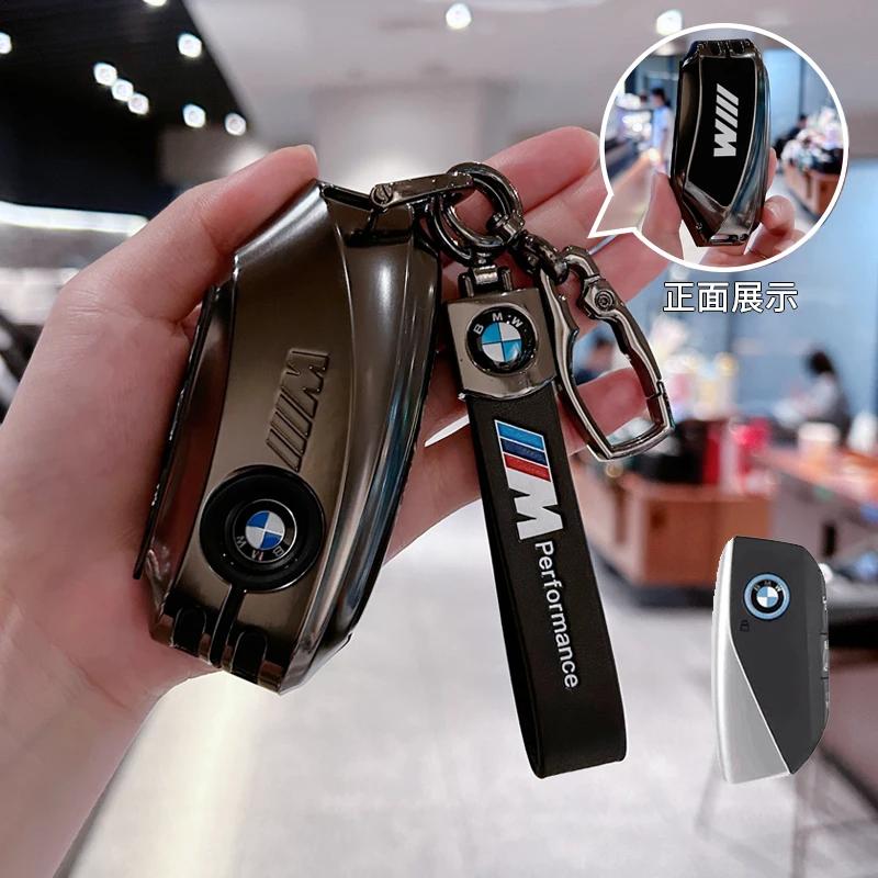 Car Remote Key Case Cover Shell Fob For BMW X1 U11 G70 7 Series 320i X3 X5 X7 i7 G07 LCI iX G09 XM U06 G81 M3 2023 2024 ussh51