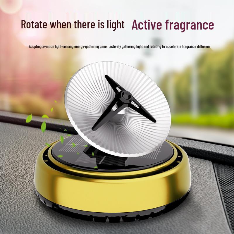 Car Solar Radar Incense Holder: Long-Lasting Fresh Scent Interior Ornament