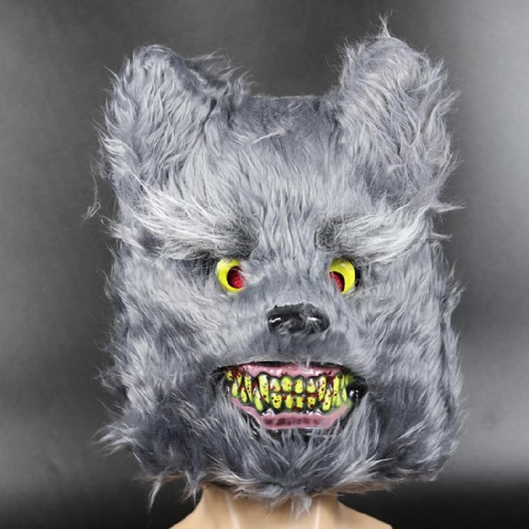 Adults Unisex Horror Halloween Cute Bear Wolf Panda for Cat Bloody Plush for Hea
