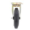 Caster Industrial Rubber No Noise Plate Swivel Caster Wheel Replacement for Cart Workbench 8inch 440lbs