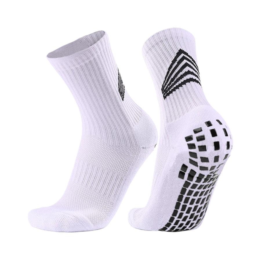 

Нескользящие носки с захватом для мужчин и женщин, дышащие, амортизирующие, идеально подходят для футбола, баскетбола, бейсбола, регби, футбола, велоспорта, бега EU37-45 US7-10