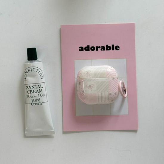 

Pink Splatter Rabbit Pendant for AirPods Pro 2 Case, Compatible with 2nd/3rd Gen Wireless Bluetooth Cover AirPods 3rd Gen