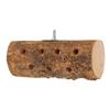 Hamster Log Chew Toy Natural Safe Molar Bite Resistant   Wooden Standing Stick for Small Animals