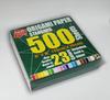 Taro's Origami Studio Standard Size 15cm Paper Pack 500 Sheets 23 Colors One Side White Gold Silver Included