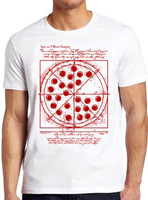 Vitruvian Pizza Leonardo da Vinci Spider Tom Movie Meme Gift Tee T Shirt M587 XXXL