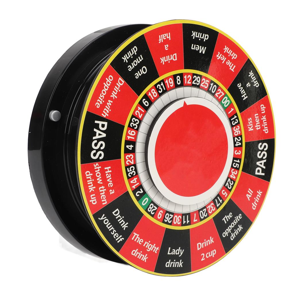 Prize Wheel Electric Spin Wheel Roulette Game Drinking Wheel for Home Party KTV Bar