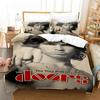 3D The Doors Jim Morrison Sengetøy Sett Enkelt Twin Full Queen King Size Sengetøy Sett Aldult Gutter Soverom Dynetrekk Sett