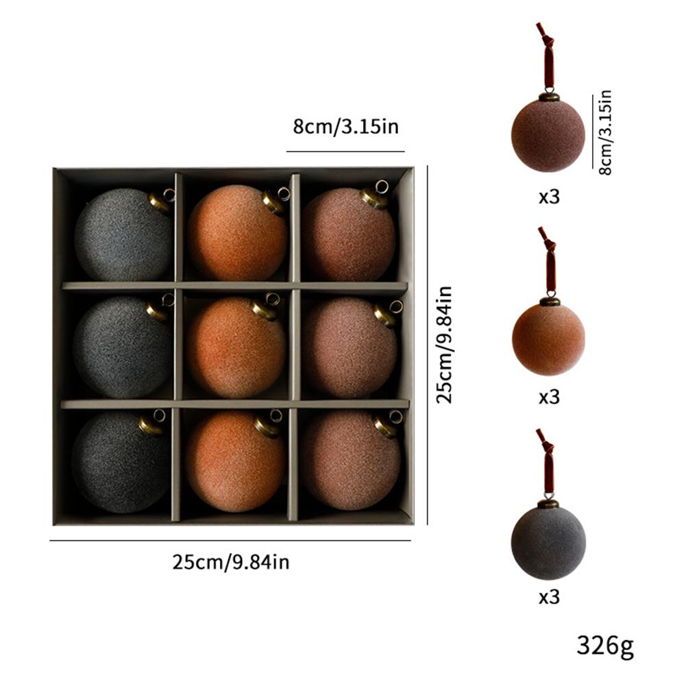 Świąteczne Uroczystości Biały Zestaw Kul Świątecznych Piękne Flokowane Dekoracje Dekoracja Świąteczna Wszechstronne Opcje Dekoracyjne