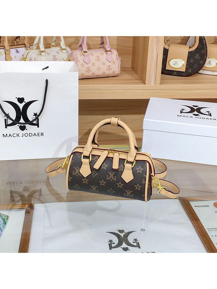 Vintage Kwiatowa Mini Torebka Crossbody Boston w Kształcie Poduszki - Nowy Damski Design High-End 2025