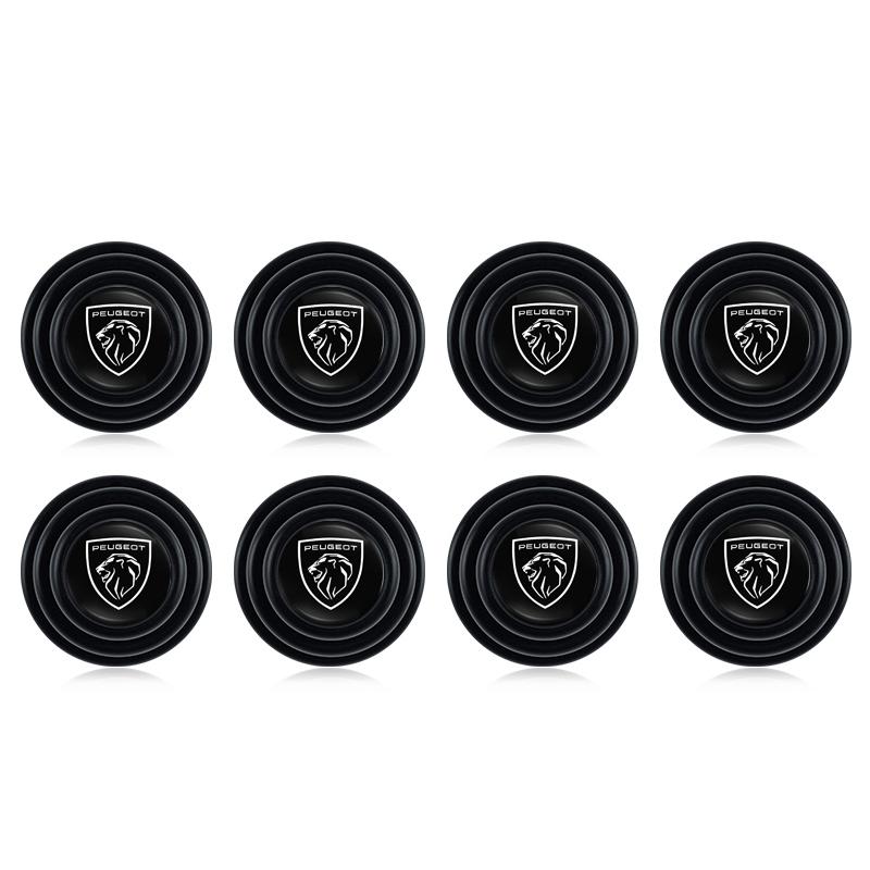 Car Door Shock Absorber Gasket Sticker Soundproof Protector Pads For Peugeot 208 308 206 307 207 3008 407 508 2008 5008 406 408