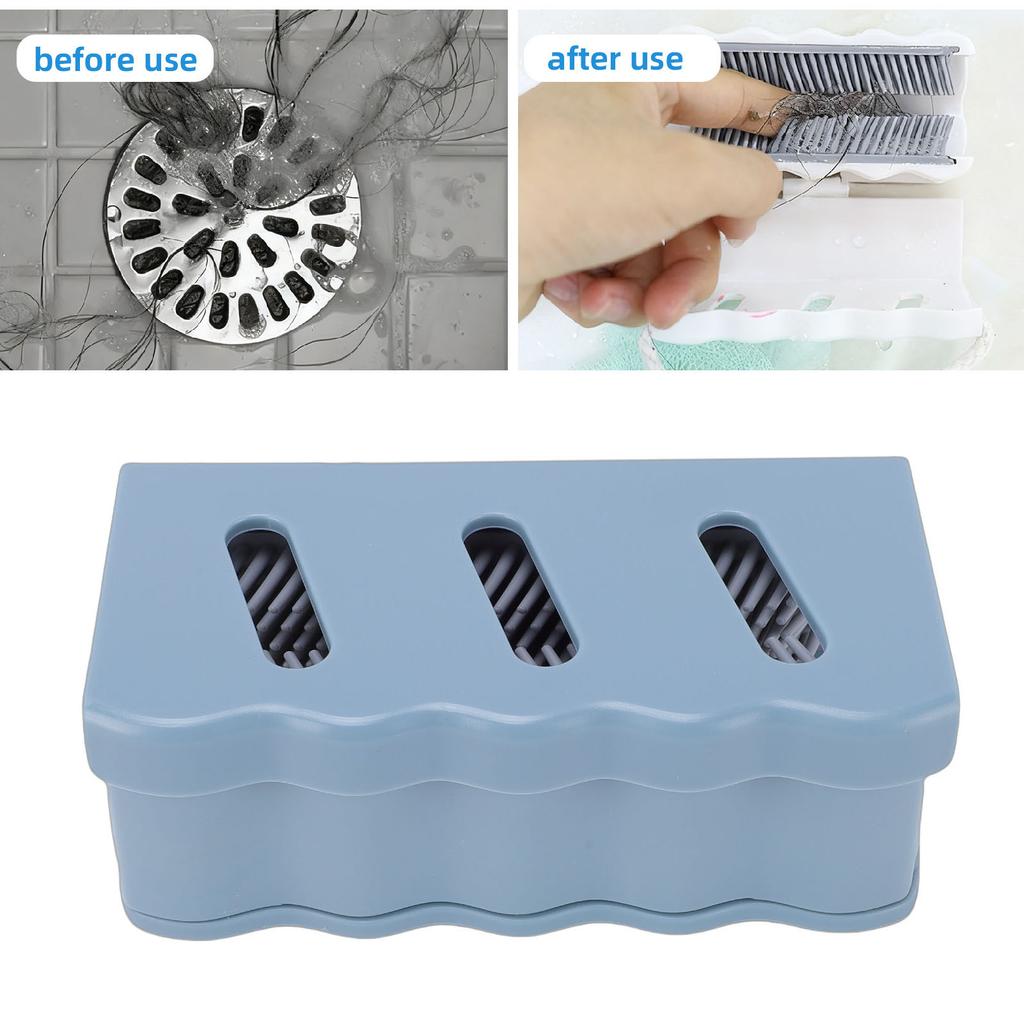 Hair Catcher Reusable Shower Wall Silicone Hair Collector Drain Protector for Bathroom Bathtub