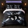 The Cure Print 3Pcs Bedding Set Duvet Cover With Two Pillowcases Soft Bed Linen For Household Bedroom