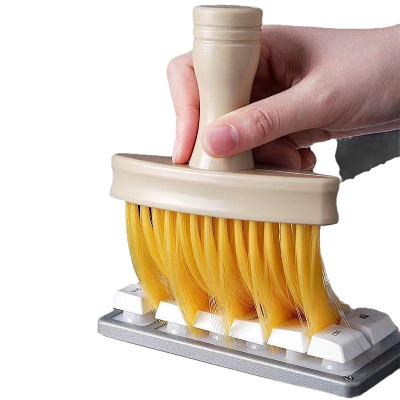 Multifunctional Soft Bristle Keyboard and Crevice Cleaning Brush