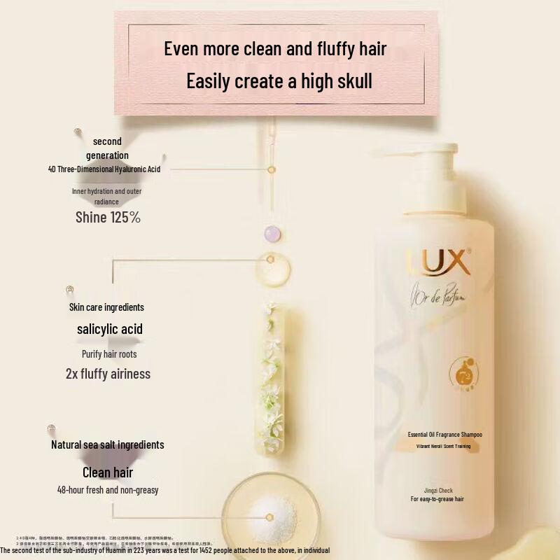 Lux Essential Oil Vibrant Orange Blossom Fragrance Shampoo