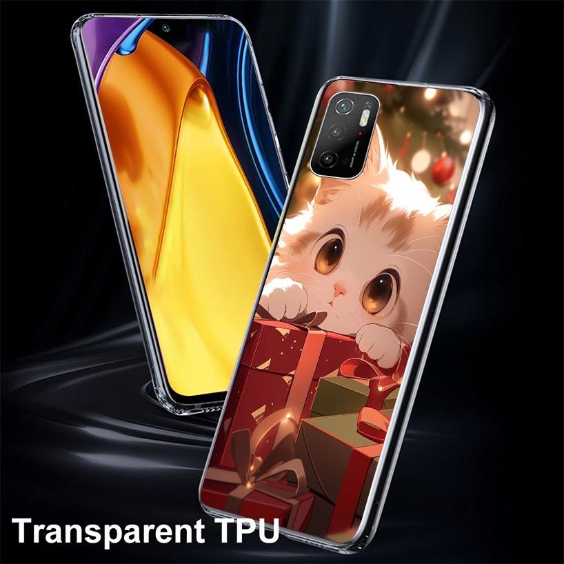 Cat Cute Kitten Cartoon Case Phone Cover for Xiaomi Redmi Note 10 9 9S 8 8T 7 5 Pro Mi 12T 11T 10T 9T 12 11 Lite A3 A2 Trend Fun