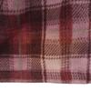 SALOMON made in Japan Check Pattern Fleece jacket L Bordeaux series Men's Used