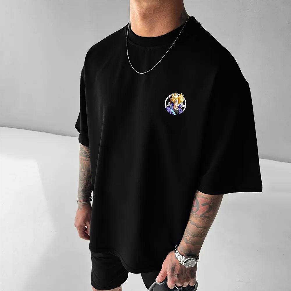 New Dragon Ball Goku Printed Shortsleeved Bandai Loose Mens and Womens 2026 Summer Breathable Sporty Fashion Tshirts