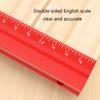Righello Portatile per Falegname Lega di Alluminio Strumento di Marcatura per Falegnameria Versatile Righello Tascabile Leggero per Falegname