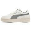 Comfortable Versatile Simple Low-Top Sneakers Unisex Sneakers White Gray 393490-06