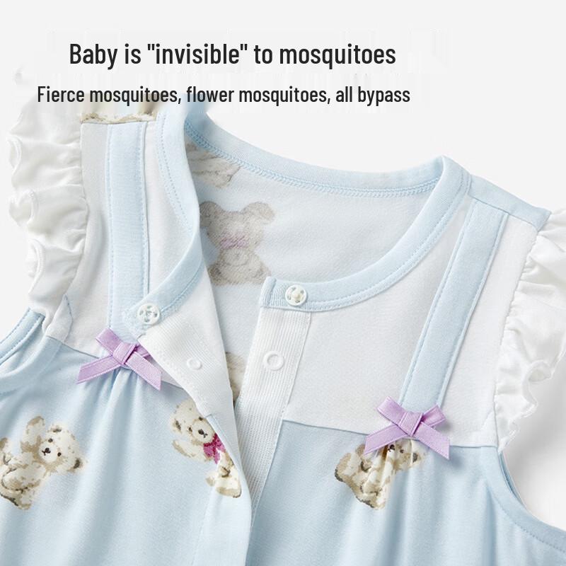 YEEHOO Baby Summer Anti-Mosquito Romper