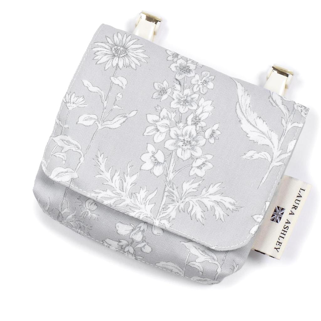 COLORFUL CANDY STYLE LAURA ASHLEY Lisette Portable Pocket Set of Stylish Attached Portable Pocket Pouch for and Waist Pouches [Large Type]