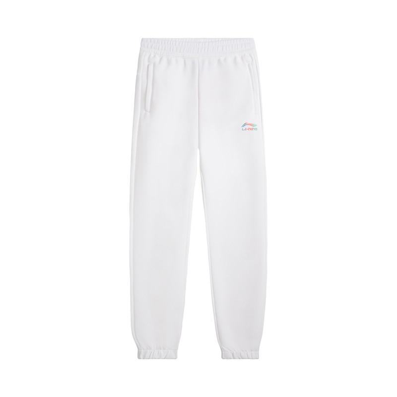 Li-Ning Versatile Solid Color Simple Jacket Comfortable Sweatpants Casual Sports Suit Women Suit AWDVH98-4+AKLVD12-2