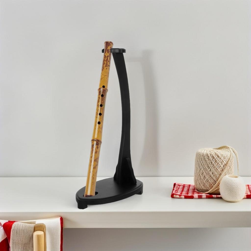 Alasum Instrument Stand for Flute, Clarinet, Erhu, Shinobue, and Other Wind Instruments - Tabletop Stand, Display, Storage Rack, Lightweight,