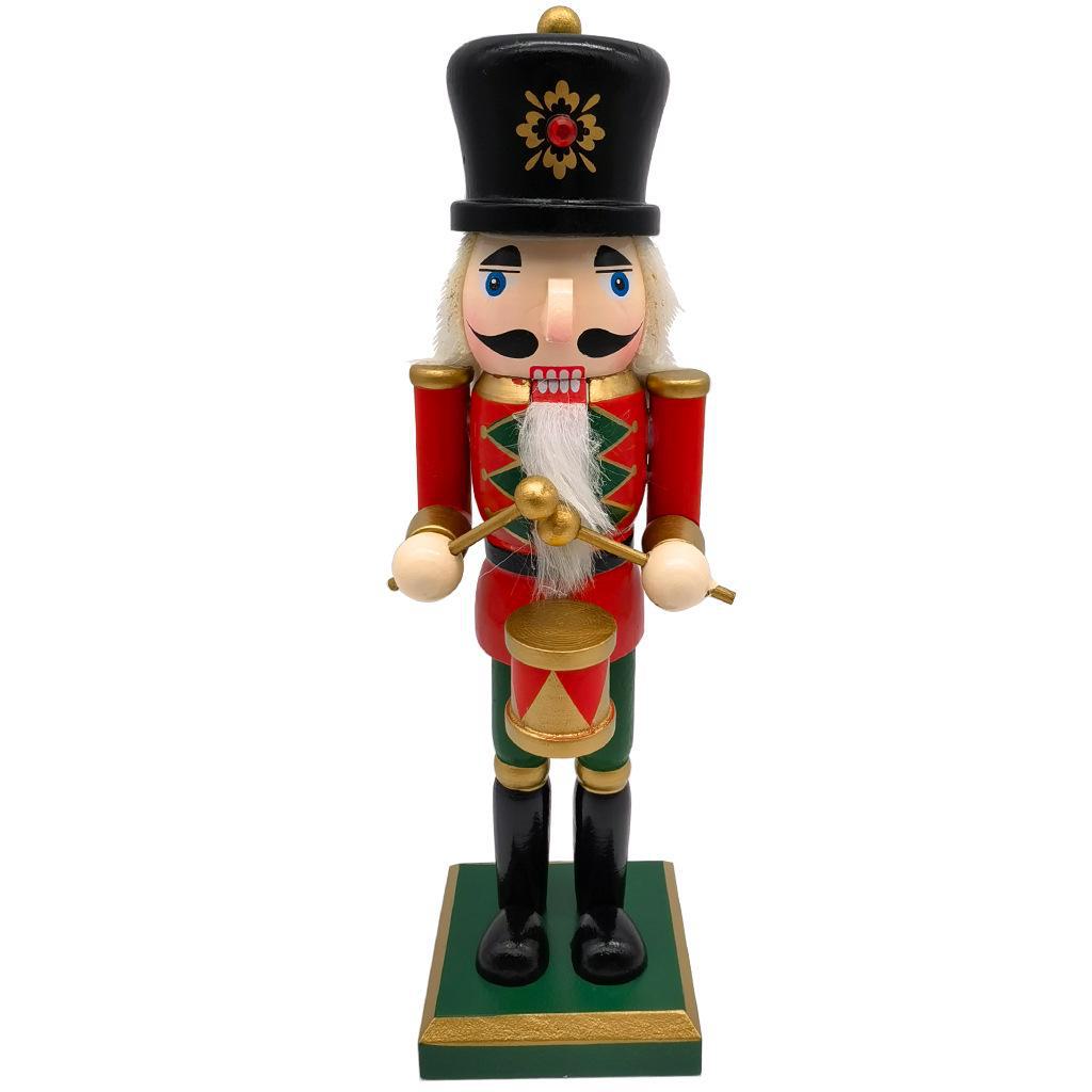 2024 Король-солдат 10  Рождественская Игрушка Щелкунчик LL0042; 25.5CM